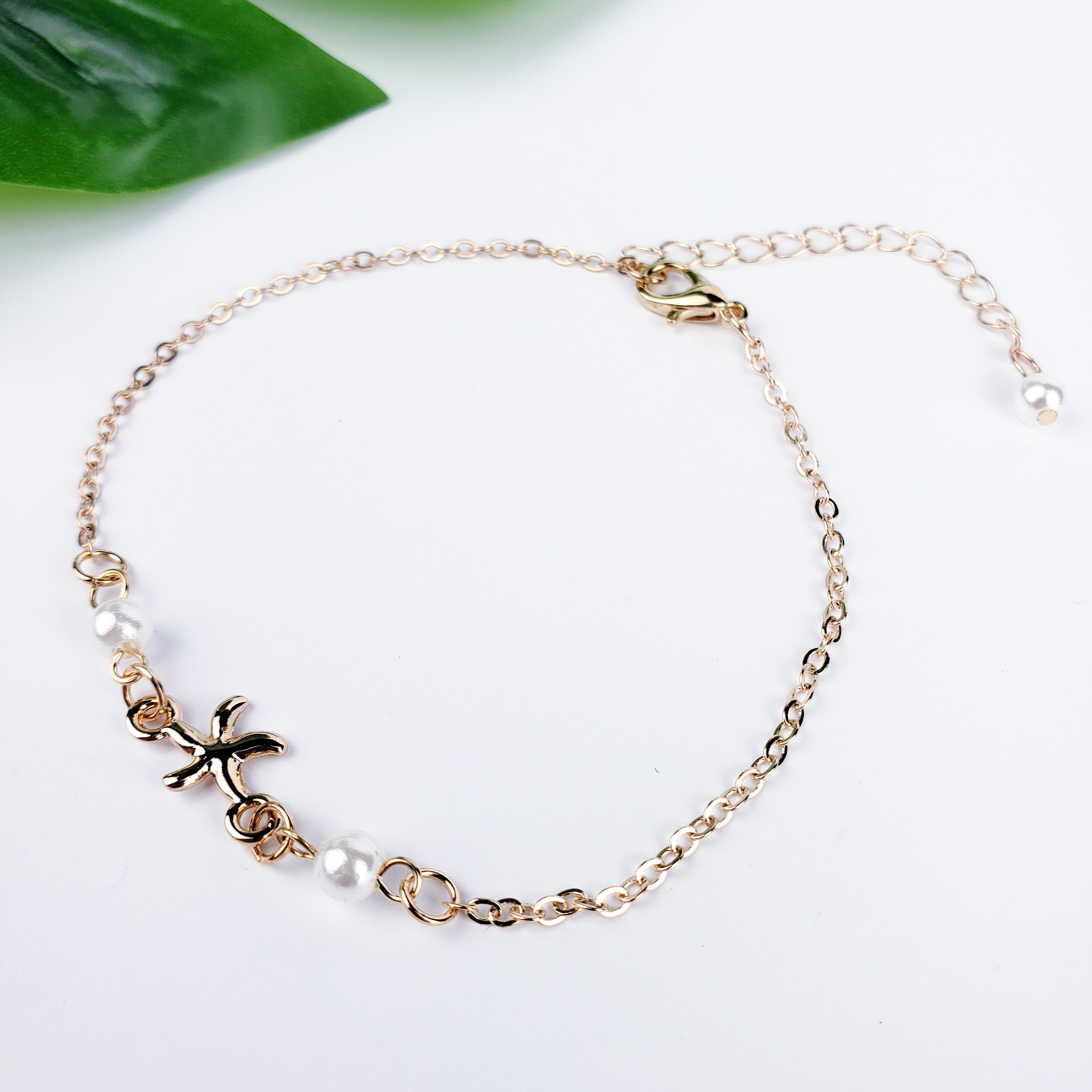 Starfish Gold Anklet